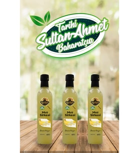Tarihi Sultanahmet Baharatçısı Muz Sirkesi 3x500ml Özel Üretim