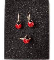 Çocuk Küpe ve Yüzük Set, Çocuk Yüzük ve Küpe Set (Çok Renkli)