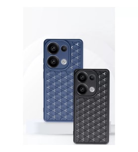 Xiaomi Redmi Note 13 Pro 4g Kılıf Petek Silikon Kapak - Lacivert