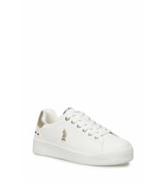 U.S. Polo Assn Pelo Kadın Sneakers Yürüyüş Spor Ayakkabısı (Bej)