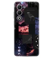Oppo A5 Kılıf Boutique Baskılı Resimli Ay Pattern Pcode -030