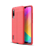 Xiaomi Mi 9 Kılıf Pu-Deri Leather Pu Serisi Esnek Soft Ultra Protection (Kırmızı)