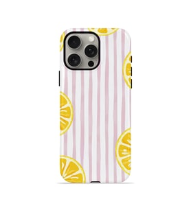 iPhone 15 Pro Max Vorian Çift Katmanlı MagSafe Kılıf Pink Lemon Window