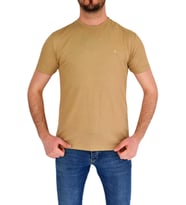 Erkek Sıfır Yaka Tişört Ottoman BGL-ST01890 (Camel)