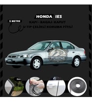 Honda İes Parlak Oto Araç Kapı Koruma Fitili 5metre Parlak Siyah Renk