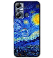 İnfinix Hot 20i Kılıf HD Desen Baskılı Kılıf - Starry Night