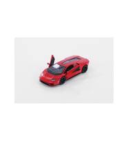 Çek Bırak 1:36 Ölçek Metal Lamborghini Countach Lpı 800-4 Hardtop Diecast Model Araba (Yılbaşı Kırmızısı)