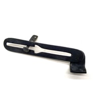 Antika Tarz Dekoratif Pirinç Vasistas Makas - 155x24 mm, Oksit
