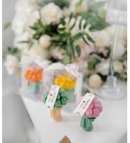 Mumelia Candles Gül Buket - Doğal Soya Kutulu Hediyelik Mum - 15 Adet