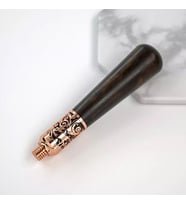 Mum Mühür Sapı Sandal Ağacı Bronz Gold Rosegold Metal İşlemeli Rose Gold