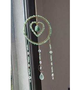 Sevgililer Günü Hediyesi Marmaris Hediye Sun Catcher Dekorasyon (Yeşil)