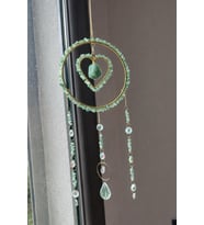Sevgililer Günü Hediyesi Marmaris Hediye Sun Catcher Dekorasyon (Yeşil)