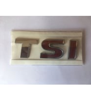 VOLKSWAGEN UYUMLU TSİ BAGAJ YAZISI İKİ KIRMIZI 5K0853675N