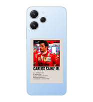 Xiaomi REDMI 12 Uyumlu Carlos Sainz Desenli Şeffaf Telefon Kılıfı