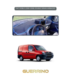 FIAT DOBLO 2000-2008 DOUBLE EKRANTORPİDO KORUMA HALISI GRİ KENAR