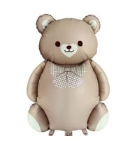 Retro Sevimli Ayı Balon Büyük Teddy Bear Folyo Balon