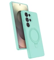 Galaxy S23 Ultra Regal Magsafe Standlı Kapak - Su Yeşili