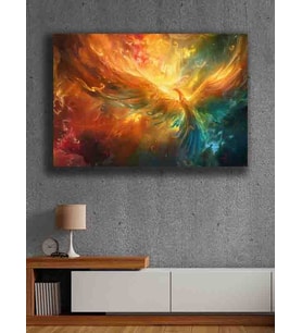 Koç stüdyo Modern tasarım kanvas tablo 50x70 (Çok Renkli)
