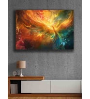 Koç stüdyo Modern tasarım kanvas tablo 50x70 (Çok Renkli)