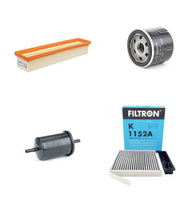 Bosch Filtre Bakım Seti Renault Clio III 1.2 Benzinli 2005-2011 Hava + Yağ F + Yakıt F. + Polen Filtron