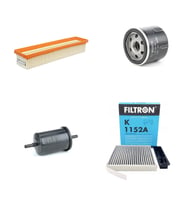 Bosch Filtre Bakım Seti Renault Clio III 1.2 Benzinli 2005-2011 Hava + Yağ F + Yakıt F. + Polen Filtron