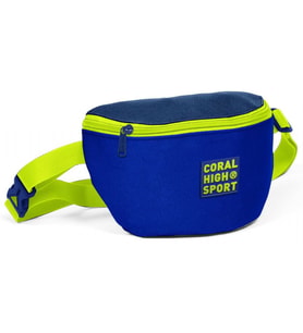 Coral High Sport Koyu Mavi İki Bölmeli Bel Çantası