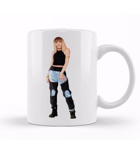 Lisa BlackPink Kupa Bardak Porselen