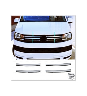 VW T6 Transporter Krom Ön Panjur 4 parça 2015 ve üzeri TRENDLİNE