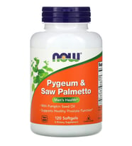 NOW Foods, Pygeum Saw Palmetto, 120 Softgels.USA MENŞEİ.50.