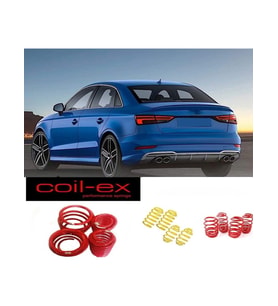 audi a3 (2012-2019) 8v benzlinli uyumlu 4.5 cm coil-ex spor yay