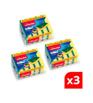 Vileda 3 Paket 5'li Yeşil Klasik Düz Sünger