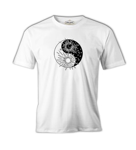 Suns Yin Yang Beyaz Erkek Tshirt