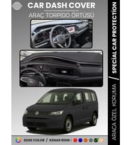 VOLKSWAGEN CADDY (2021+) Torpido Örtüsü Ön Göğüs Koruma Torpido Koruma Tam Uyum Çatlamayı Önler