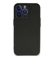 Apple iPhone 14 Pro Max Kılıf First Silikon - Siyah