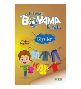 Etkinlikli Boyama Kitabı Giysiler