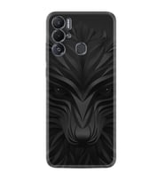 Tecno Pova Neo Kılıf Resimli Desenli Baskılı Silikon Black Fox 1325