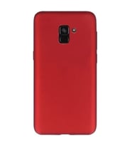 Samsung Galaxy A8 2018 (A530) Premium Silikon Kılıf Bordo