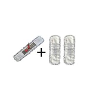 Yumuşak Mikrofiber Mop Takımı 80 cm ve 2 Yedekli, Temizlik Kolaylığı