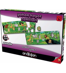 Anatolian 22 Parça Yaban Hayat Canlıları Çocuk Puzzle