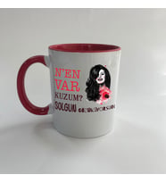 Nen Var Kuzum? Baskılı Kırmızı Mega Kupa
