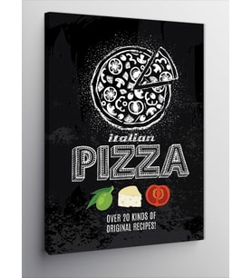 Kanvas Tablo Pizza Temalı