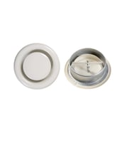 AFS 125 mm Metal Gemici Anemostadı Emiş Üfleme Sızdırmaz Contalı Kolay Montaj AGMair Agm Havalandırma