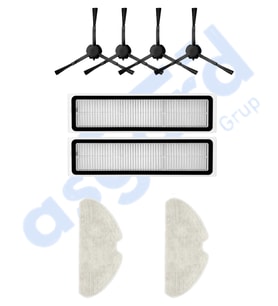 Dreame D10S, D10S PRO, D9 MAX GEN2 Uyumlu 4 Yan Fırça 2 Filtre 2 Mop PKT-iasgf0000231