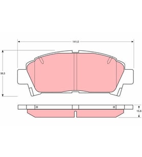 Toyota Avensis Ön Fren Balatası 1999-2002