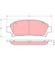 Toyota Avensis Ön Fren Balatası 1999-2002