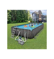 APX 365 Ultra Geniş Prefabrik Havuz Polar Shield Koruma Büyük Boy Kum Filtre Sistemli 9.56 x 4.88 m