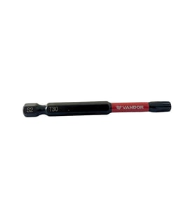 Vandor Bits Uç Matkap Ucu Tornavida Ucu Vidalama Ucu İmpact S2 Çelik T30 75 mm - 729927867120