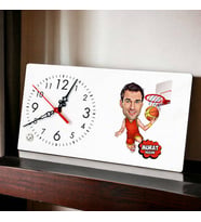 En İyi Basketbolcu Karikatürlü Şık Masa Saati