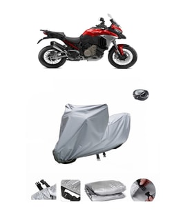 Ducati Multistrada V4 Rally  Su Geçirmez Motosiklet Brandası ARKA ÇANTA UYUMLU