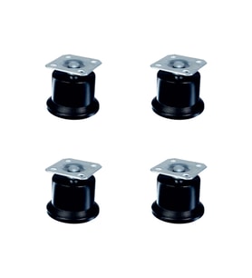 Bekleme Bingo Ayak Tablalı - 50MM - Siyah HKS280 - 4 Adet